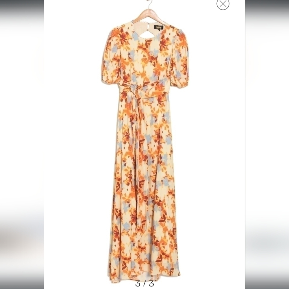 ALEXIA Admor Imogen Open Back Midi Dress in white size S - Picture 5 of 6